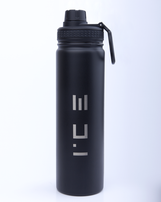 ICE Water Bottle in Black - 22 oz